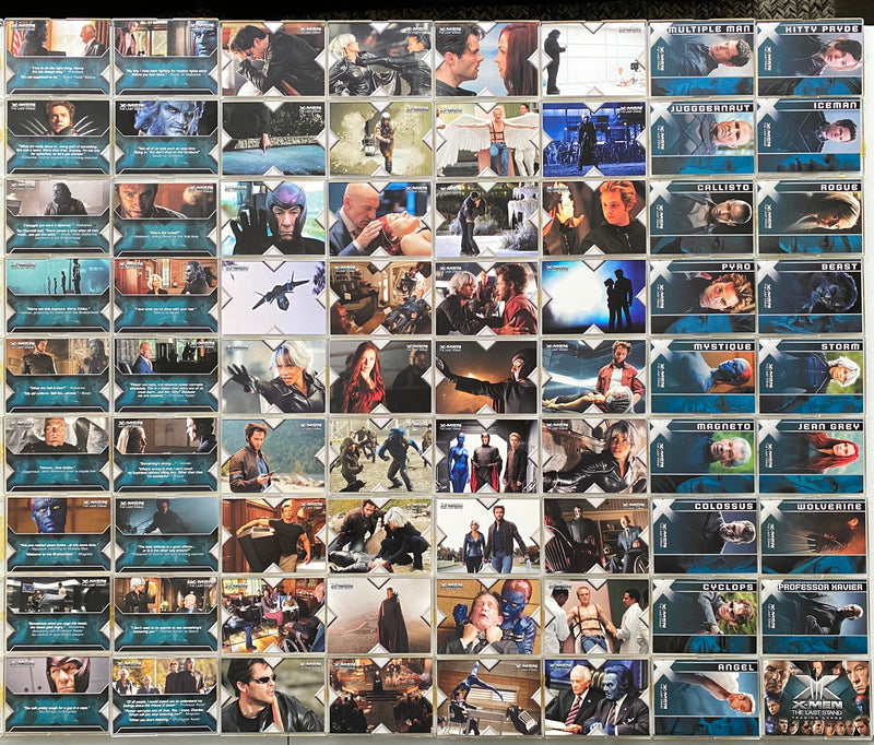 2006 X-Men III The Last Stand Movie Trading Card Base Set of 72 Cards   - TvMovieCards.com