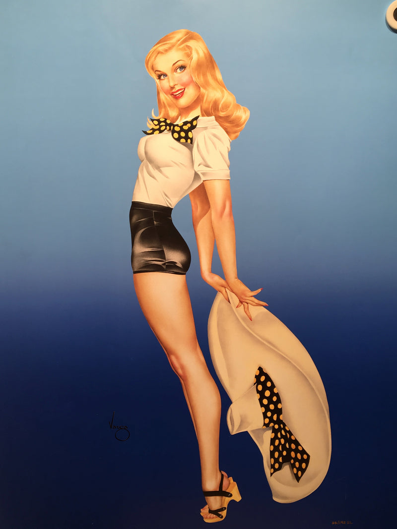 The Vargas Girl, 50th Anniversary Commemorative Print 1940-1990 Alberto Vargas   - TvMovieCards.com