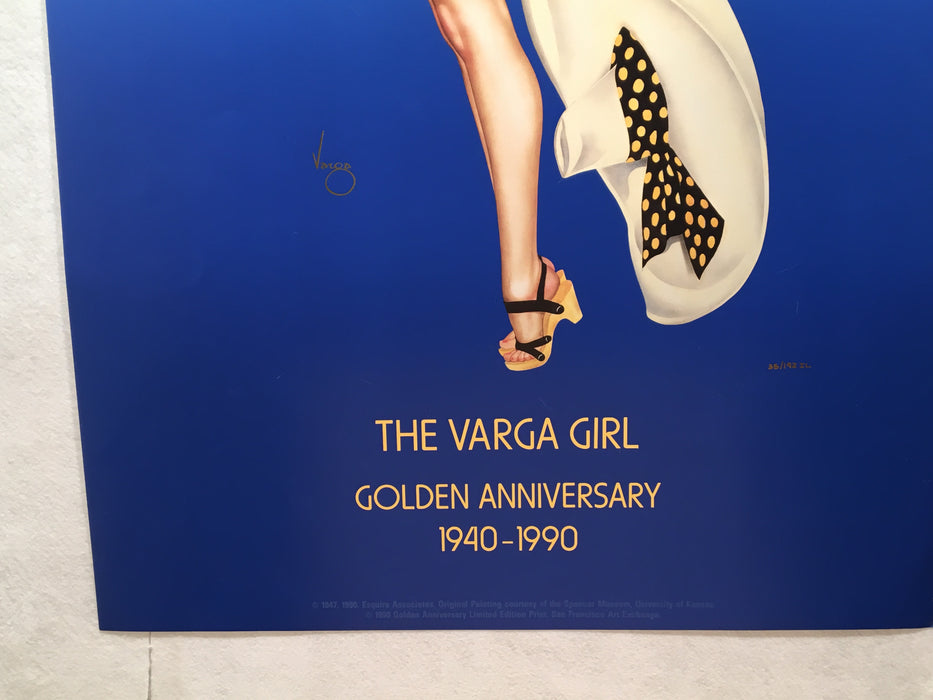 The Vargas Girl, 50th Anniversary Commemorative Print 1940-1990 Alberto Vargas   - TvMovieCards.com