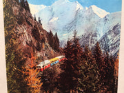 Original 1960 Le massif du Mont-Blanc - Sommet de l'Europe French Travel Poster   - TvMovieCards.com