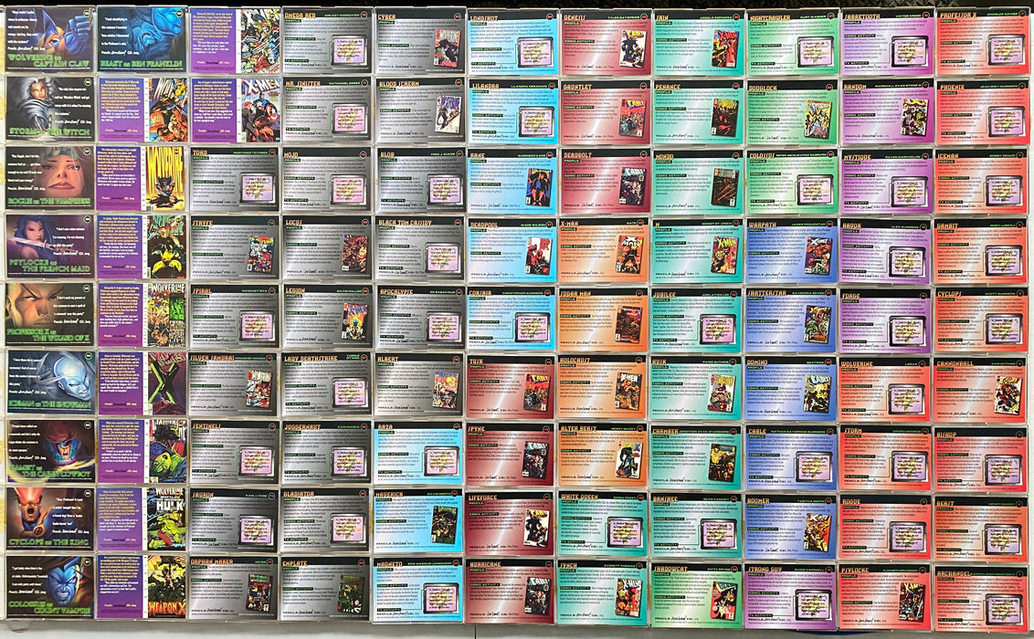 1995 Fleer Ultra X-Men All Chromium Gold Signature Parallel 100 Card Set   - TvMovieCards.com
