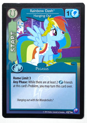 My Little Pony Rainbow Dash Hanging Out #f1a Foil MLP TCG Trading Card Game   - TvMovieCards.com