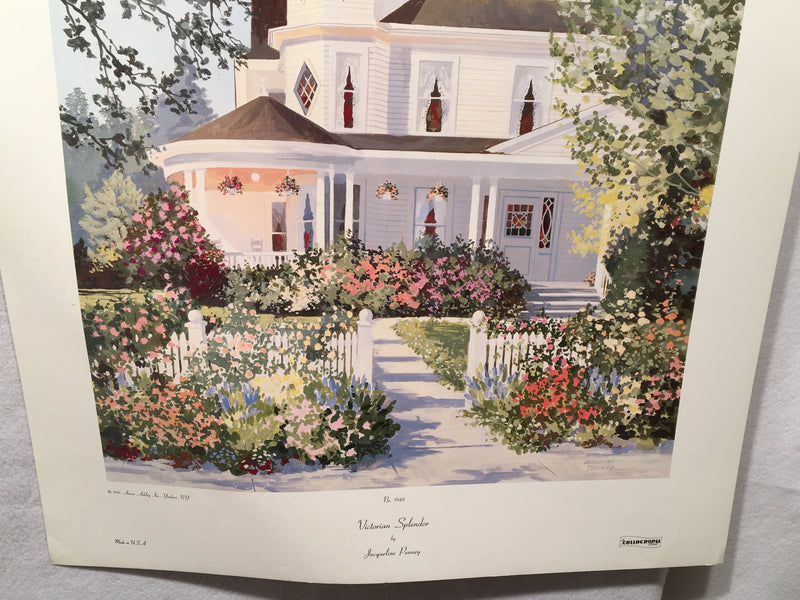Jacqueline Penney "Victorian Splendor" Lithograph Art Print 20" x 25"   - TvMovieCards.com