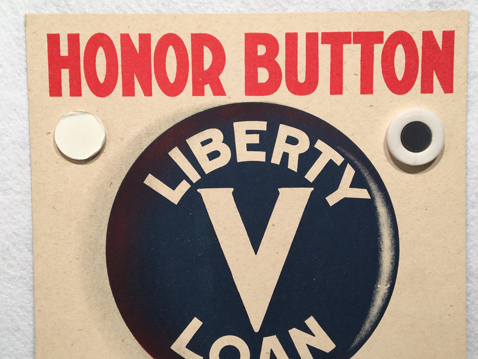 Honor Button Victory Liberty Loan Advertisement WWI Poster 11 X 14   - TvMovieCards.com