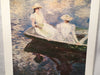Claude Monet "Ragazze in Barca" Lithograph Art Print 19.5" x 27.5"   - TvMovieCards.com