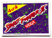 1993 Street Fighter II Foil Vega 4 of 4 Chase Card Capcom / Topps   - TvMovieCards.com