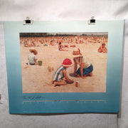 Richard Borso "The Red Hat" Lithograph Art Print 26" x 32"   - TvMovieCards.com