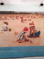 Richard Borso "The Red Hat" Lithograph Art Print 26" x 32"   - TvMovieCards.com