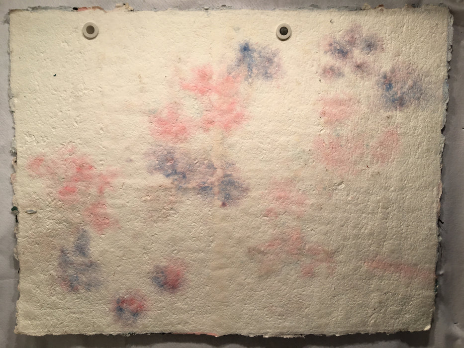 Mary Ethel Marks (1890-1955) Abstract Art Paper Pulp and Fiber Flower Painting   - TvMovieCards.com