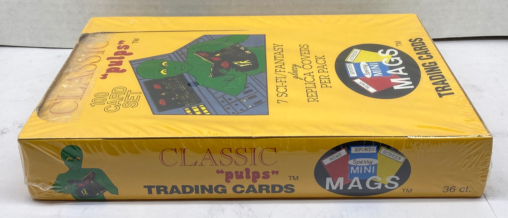 1992 Classic "Pulps" Pulp Magazine Covers Trading Card Box 36 Packs Topps U.K.   - TvMovieCards.com