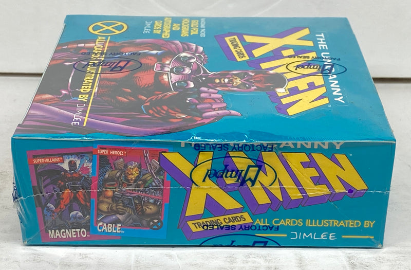 1992 The Uncanny X-Men Teal Factory Sealed Trading Card Box 36 Packs Jim Lee   - TvMovieCards.com