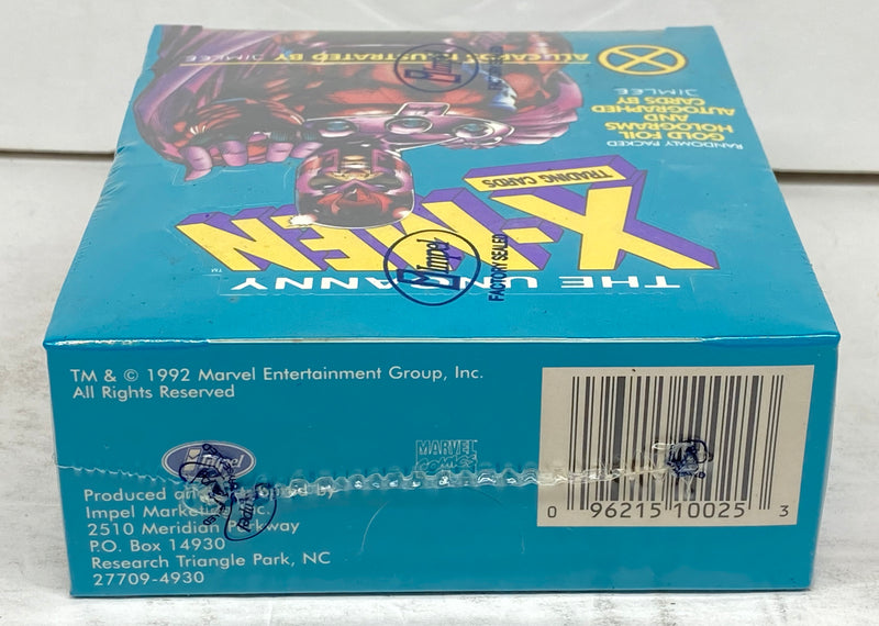 1992 The Uncanny X-Men Teal Factory Sealed Trading Card Box 36 Packs Jim Lee   - TvMovieCards.com