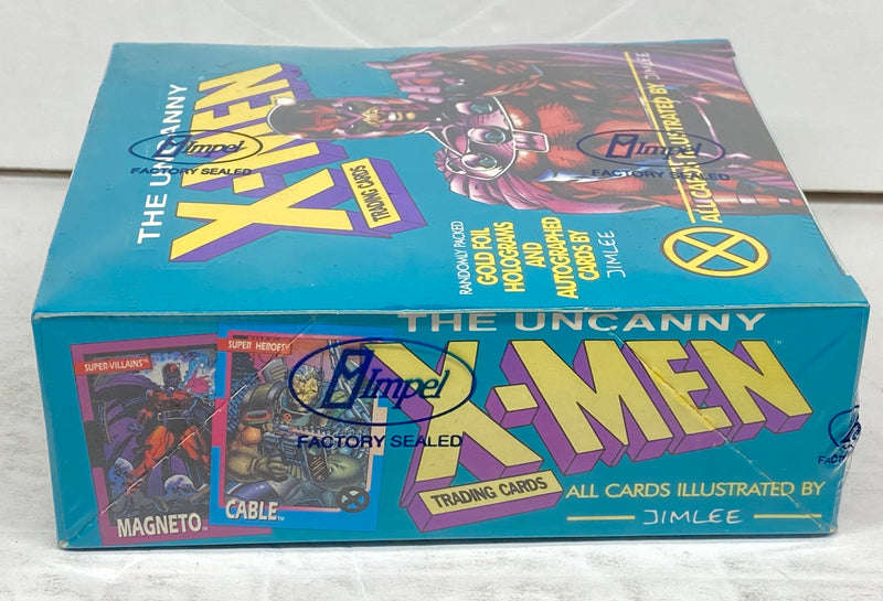 1992 The Uncanny X-Men Teal Factory Sealed Trading Card Box 36 Packs Jim Lee   - TvMovieCards.com