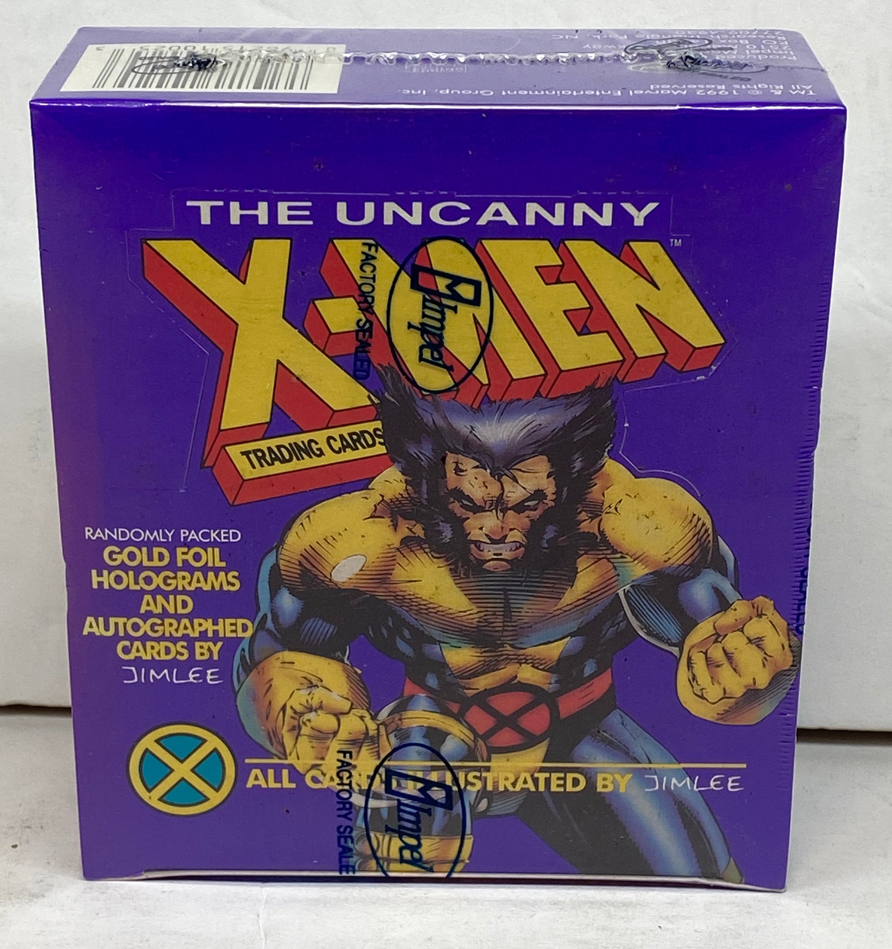 1992 The Uncanny X-Men Purple Factory Sealed Trading Card Box 36