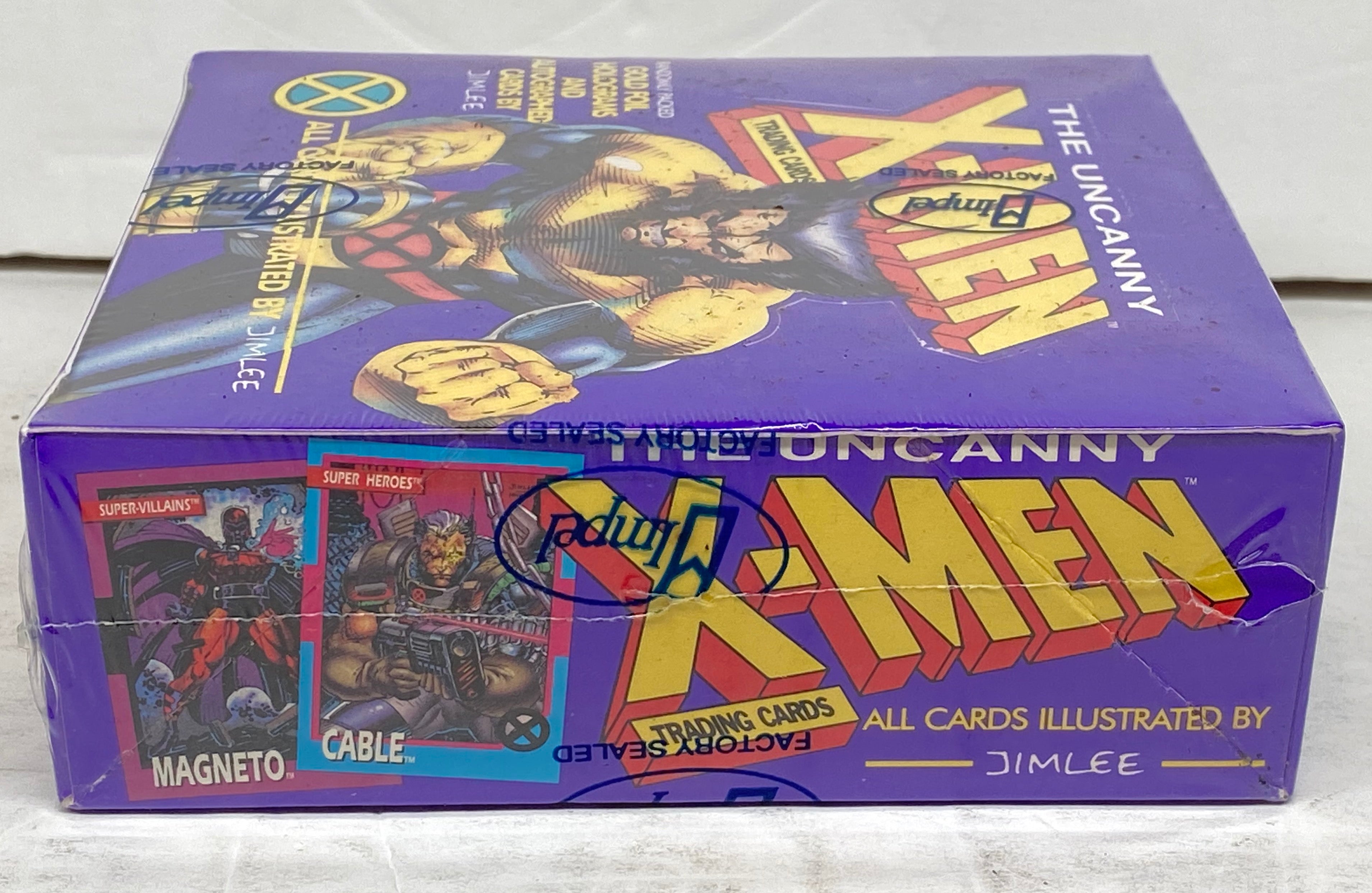 1992 The Uncanny X-Men Purple Factory Sealed Trading Card Box 36