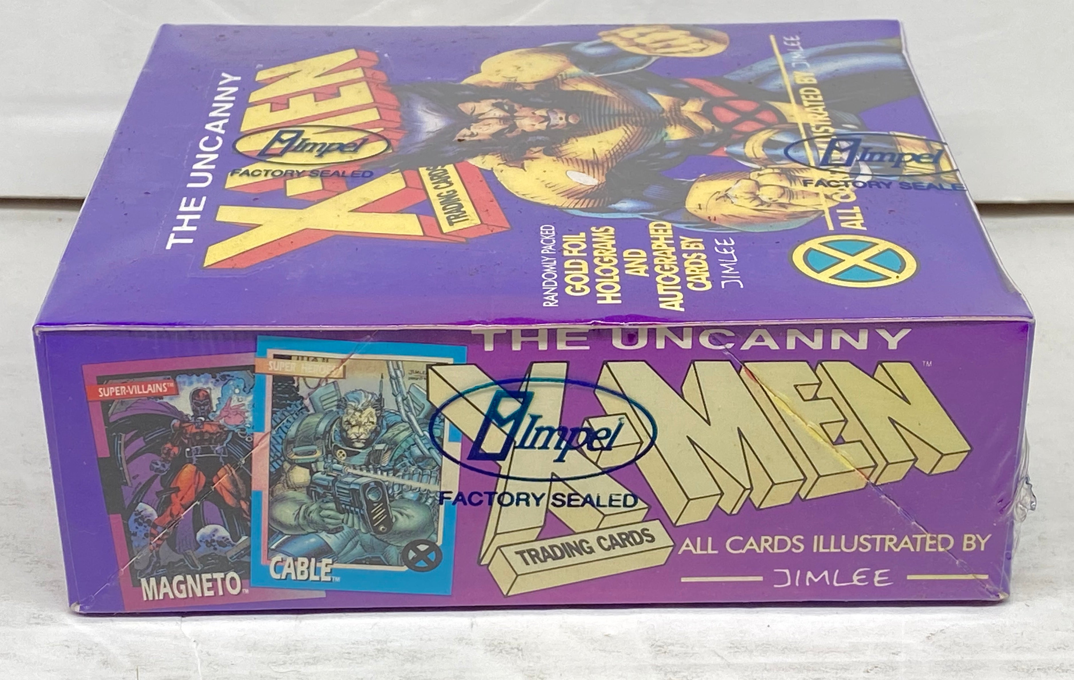 1992 The Uncanny X-Men Purple Factory Sealed Trading Card Box 36