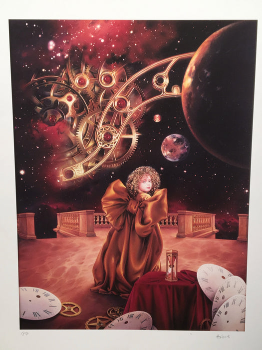 Jean-Paul Avisse The Path of Time Signed Lithograph Print 23 x 31   - TvMovieCards.com