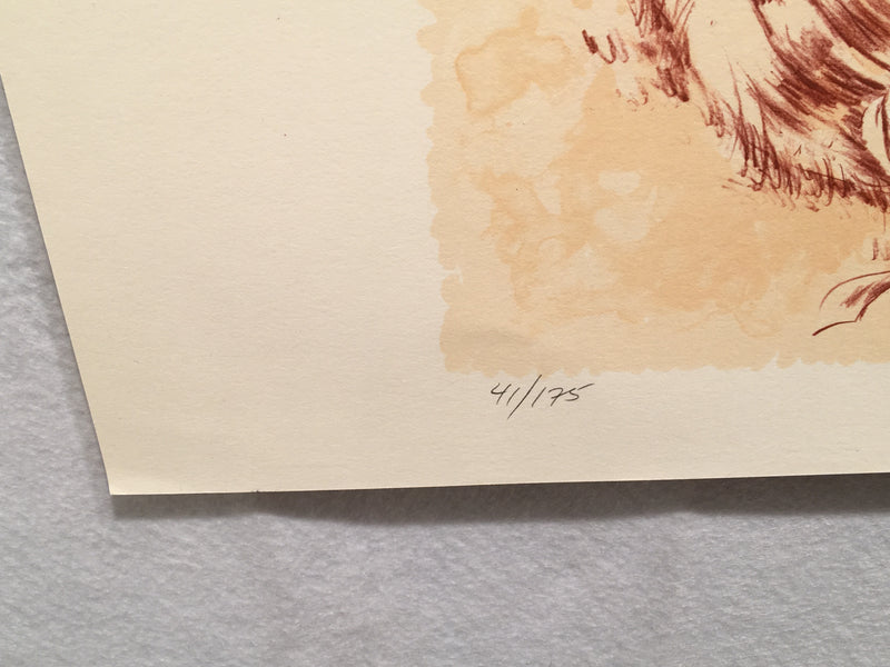 Karin Schaefers "Pastorale" Signed Numbered Lithograph Art Print 21 x 29   - TvMovieCards.com