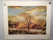 Dennis Lewan Signed Lithograph Art Print Limited Edition 23 x 28   - TvMovieCards.com