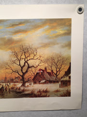 Dennis Lewan Signed Lithograph Art Print Limited Edition 23 x 28   - TvMovieCards.com