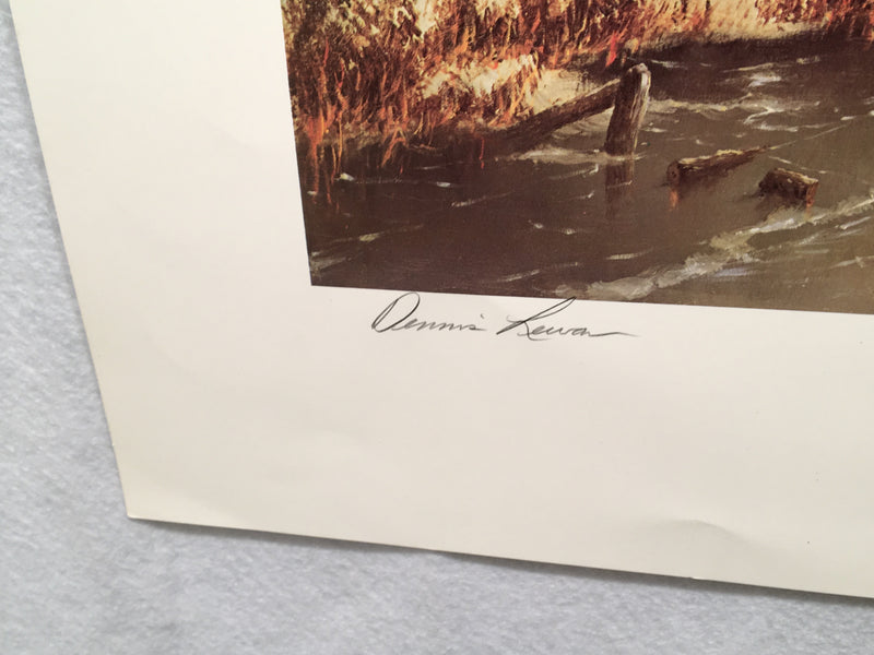 Dennis Lewan Signed Lithograph Art Print Limited Edition 23 x 28   - TvMovieCards.com