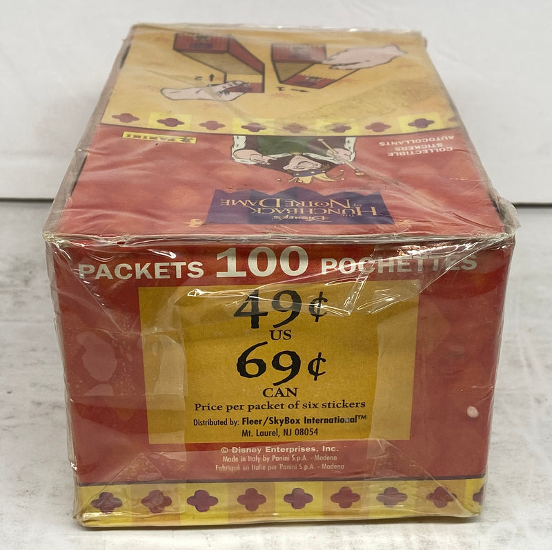 Disney's The Hunchback of Notre Dame Album Sticker Box 100 Packs Sealed Panini   - TvMovieCards.com