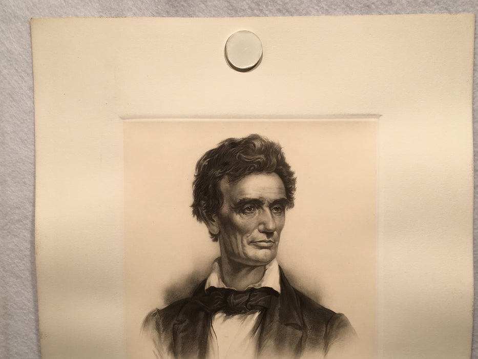 Young Abraham Lincoln Etching By Otto Wiecker 1911 Lithograph Print 14 x 18   - TvMovieCards.com