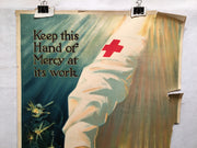 WW1 "Keep This Hand of Mercy as its Work" Red Cross Poster (20" X 27") 1918   - TvMovieCards.com