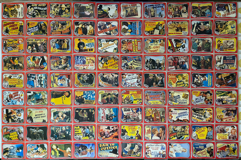 1993 Riders of the Silver Screen Poster Art & Bios Trading Card Set of 300 Cards Cowboys - TvMovieCards.com