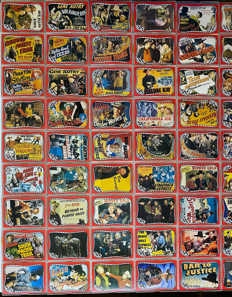 1993 Riders of the Silver Screen Poster Art & Bios Trading Card Set of 300 Cards Cowboys - TvMovieCards.com