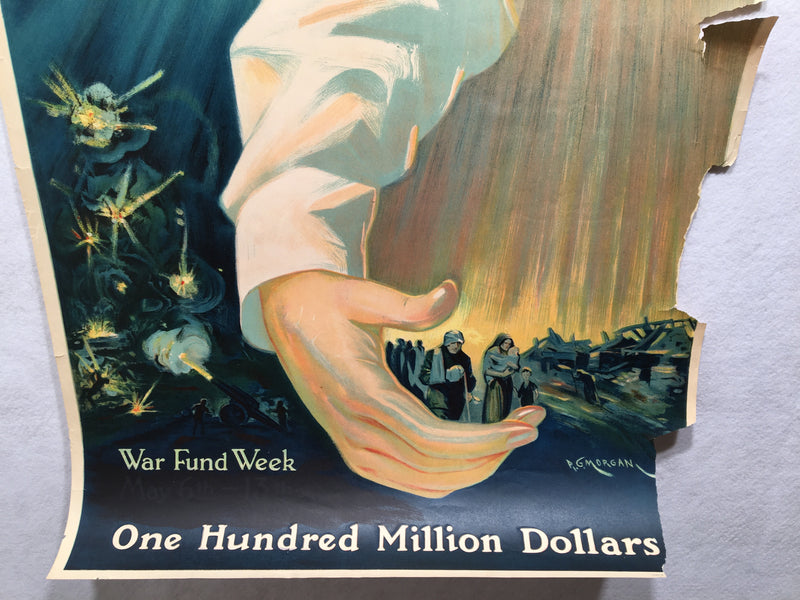 WW1 "Keep This Hand of Mercy as its Work" Red Cross Poster (20" X 27") 1918   - TvMovieCards.com