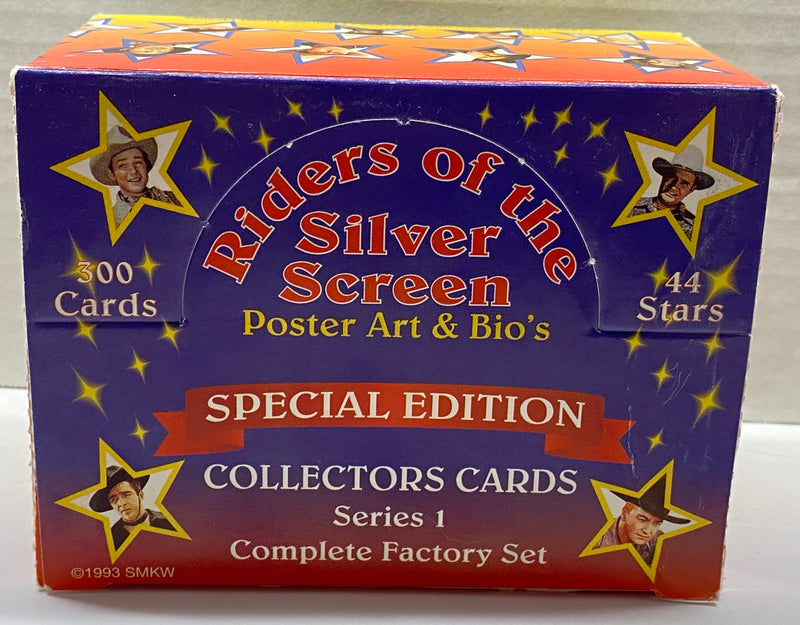 1993 Riders of the Silver Screen Poster Art & Bios Trading Card Set of 300 Cards Cowboys - TvMovieCards.com