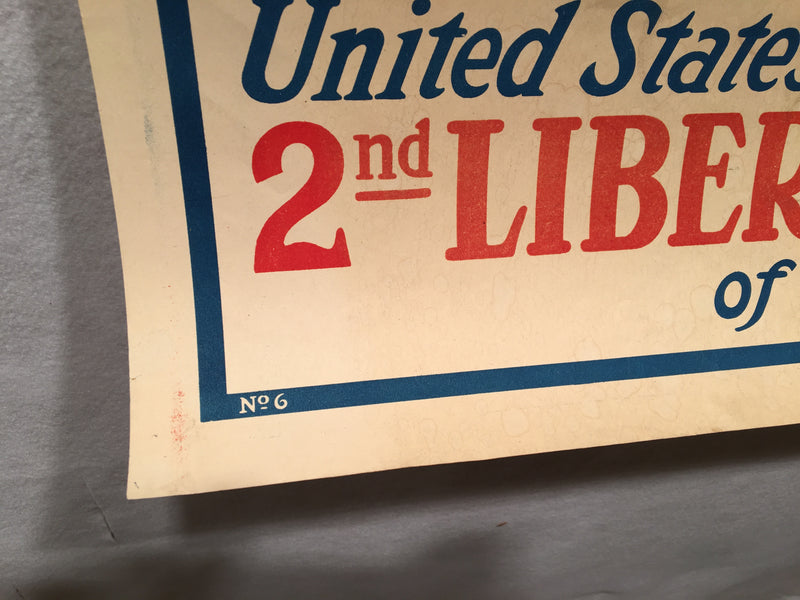 WW1 "Our Daddy is Fighting at the Front" 2nd Liberty Loan Poster (20" X 30")   - TvMovieCards.com