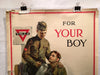 WW1 "For Your Boy" YMCA World War I Propaganda Poster (20" X 30")   - TvMovieCards.com