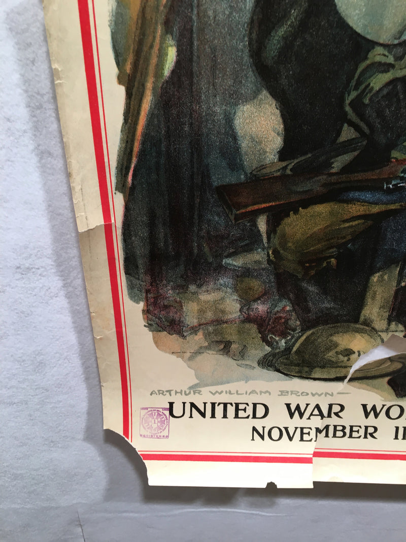 WW1 "For Your Boy" YMCA World War I Propaganda Poster (20" X 30")   - TvMovieCards.com