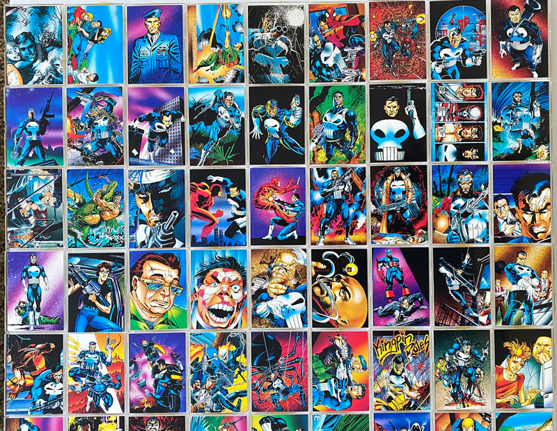 Punisher War Journal Entry Vintage Trading Card Set 90 Cards Comic Images 1992   - TvMovieCards.com
