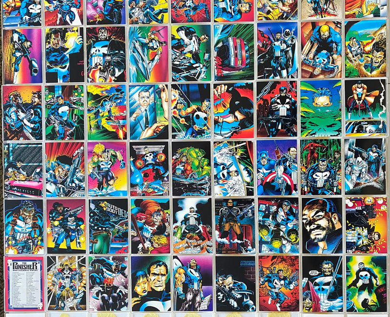 Punisher War Journal Entry Vintage Trading Card Set 90 Cards Comic Images 1992   - TvMovieCards.com