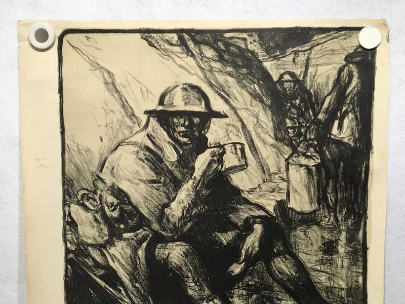 Original "Feed a Fighter" WWI War Propaganda Poster 20 x 29 Food Administration   - TvMovieCards.com