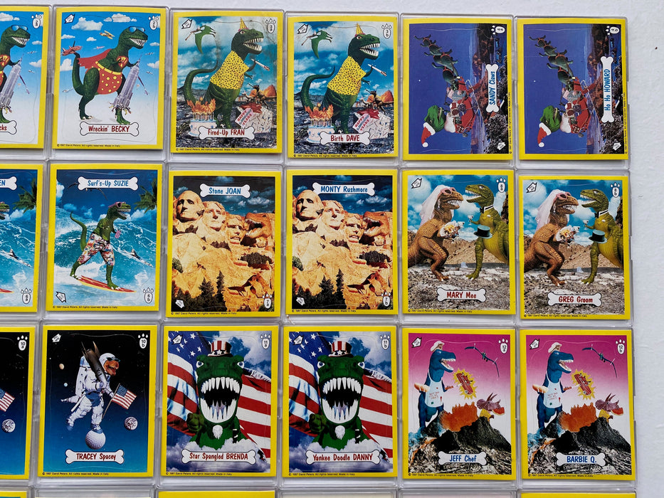 Wacko-Saurs Series 1 Vintage Sticker Card Set 48 Sticker Cards Zoot 1987   - TvMovieCards.com