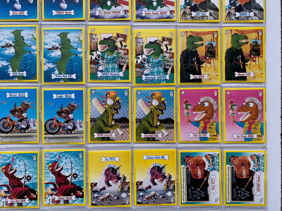 Wacko-Saurs Series 1 Vintage Sticker Card Set 48 Sticker Cards Zoot 1987   - TvMovieCards.com