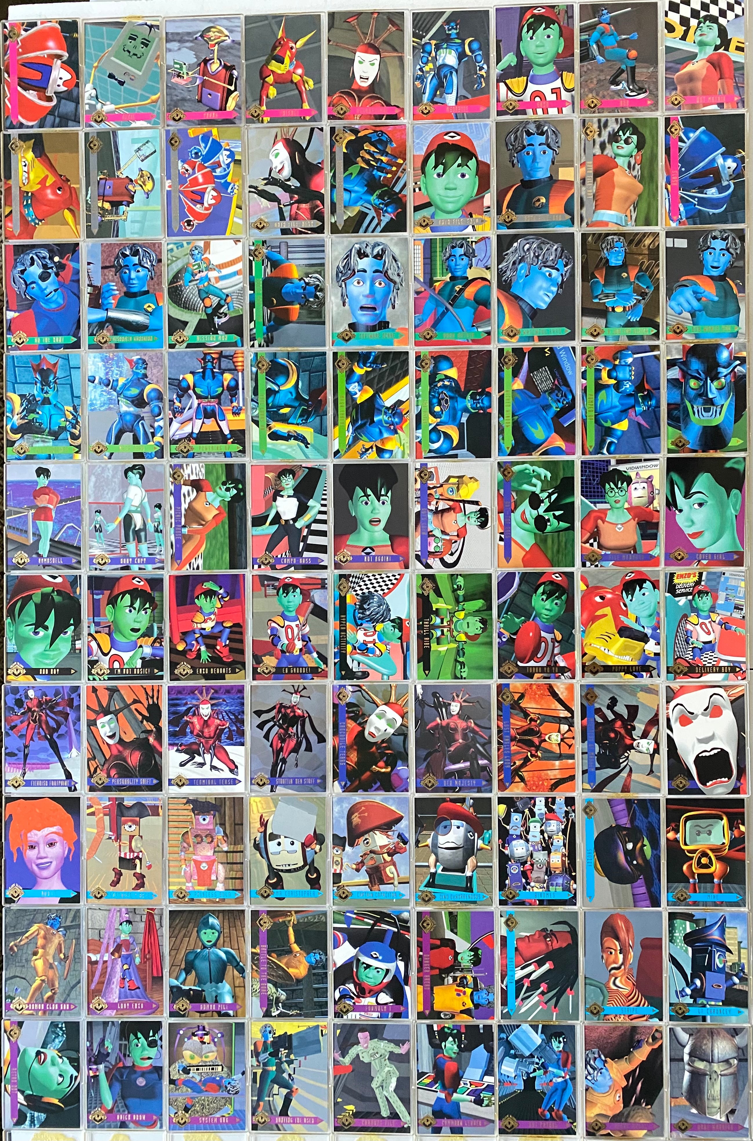 Reboot 1995 Fleer Ultra 150 Base Trading Card Set TV Show Cartoon