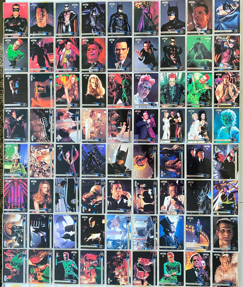 Batman Forever Ultra Base Card Set 120 Cards Fleer  1995   - TvMovieCards.com