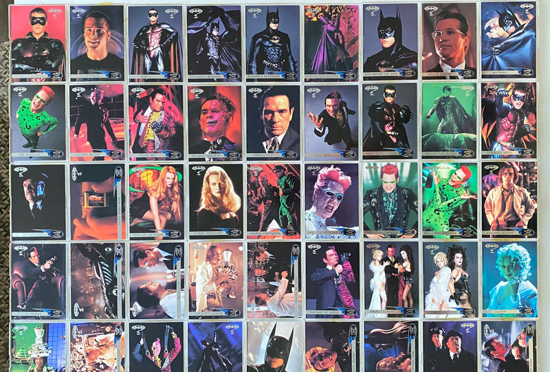 Batman Forever Ultra Base Card Set 120 Cards Fleer  1995   - TvMovieCards.com