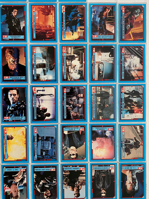 Terminator 2 Movie Vintage Sticker Card Set 44 Sticker Cards Topps 1991   - TvMovieCards.com