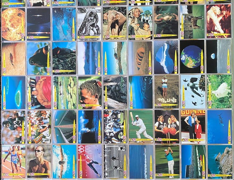 Guinness Book of Records Trading Card Set 100 Cards ProSet 1992   - TvMovieCards.com