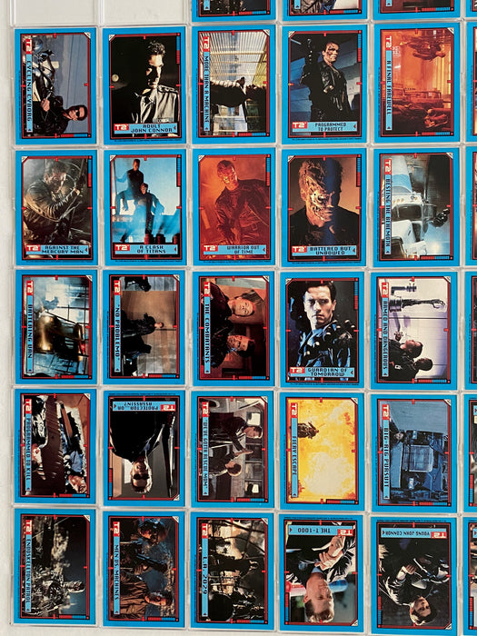 Terminator 2 Movie Vintage Sticker Card Set 44 Sticker Cards Topps 1991   - TvMovieCards.com