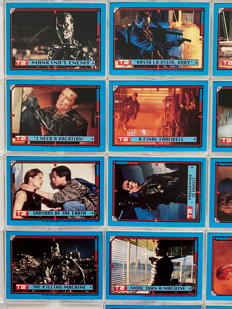 Terminator 2 Movie Vintage Sticker Card Set 44 Sticker Cards Topps 1991   - TvMovieCards.com