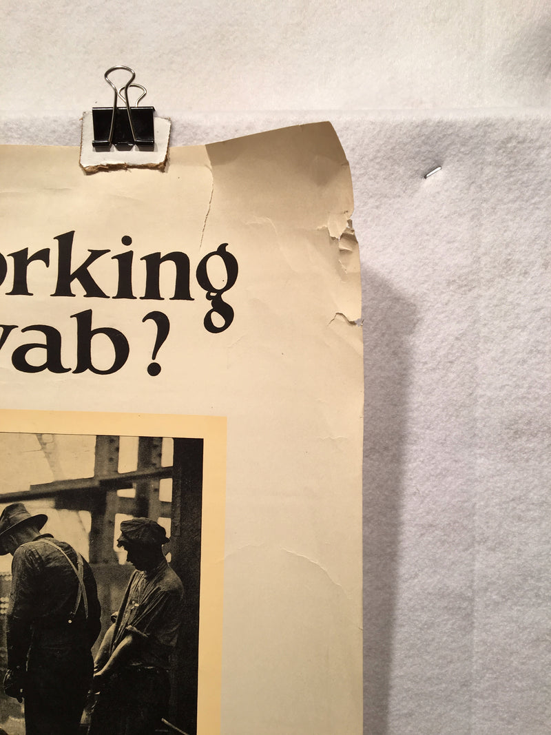 WW1 "Are you Working with Schwab?" 1917 Propaganda Poster (22" X 32")   - TvMovieCards.com