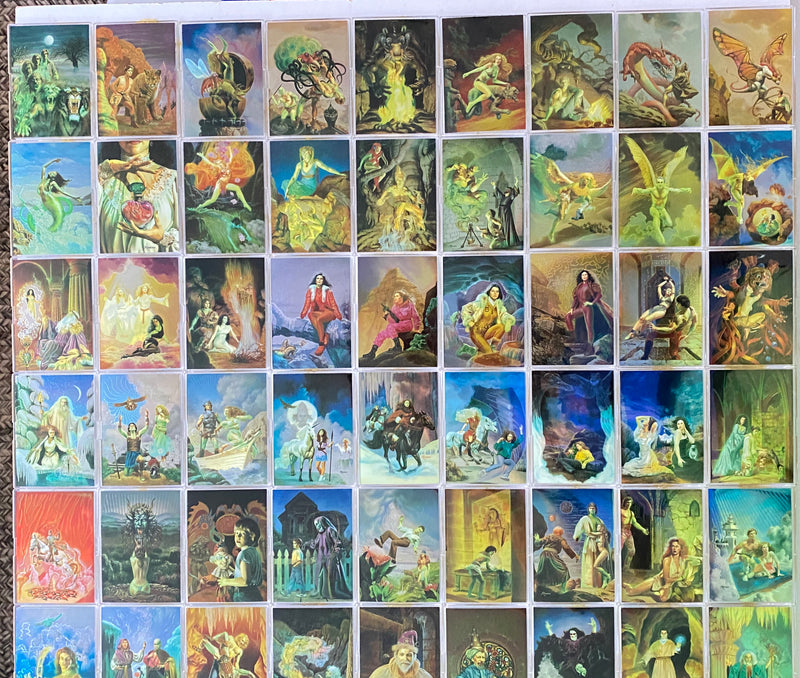 Rowena Best of Rowena All Chromium Base Card Set 90 Cards FPG 1996   - TvMovieCards.com