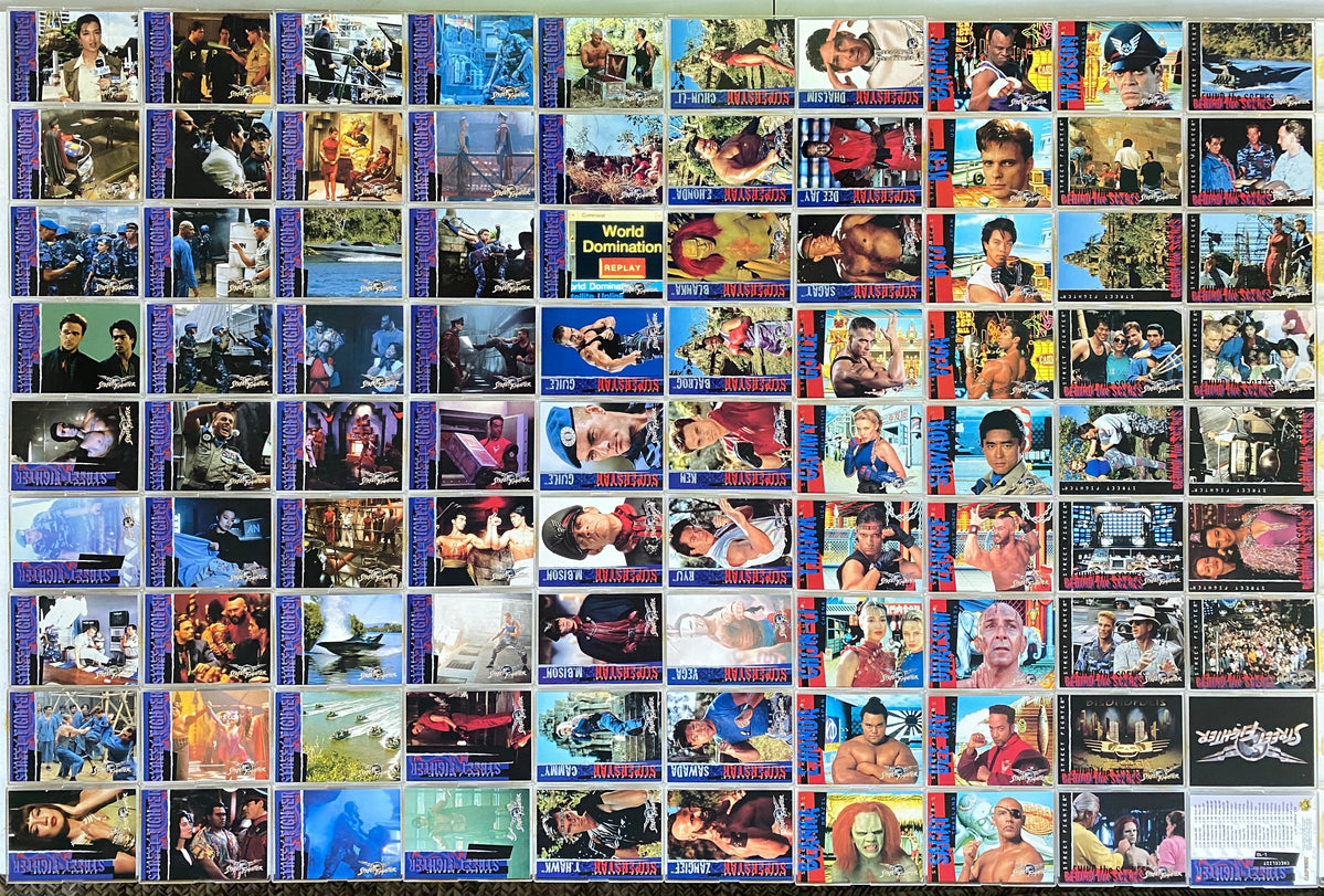Street Fighter Movie Trading Card Set 90 Cards Capcom / Upper Deck 199 ...